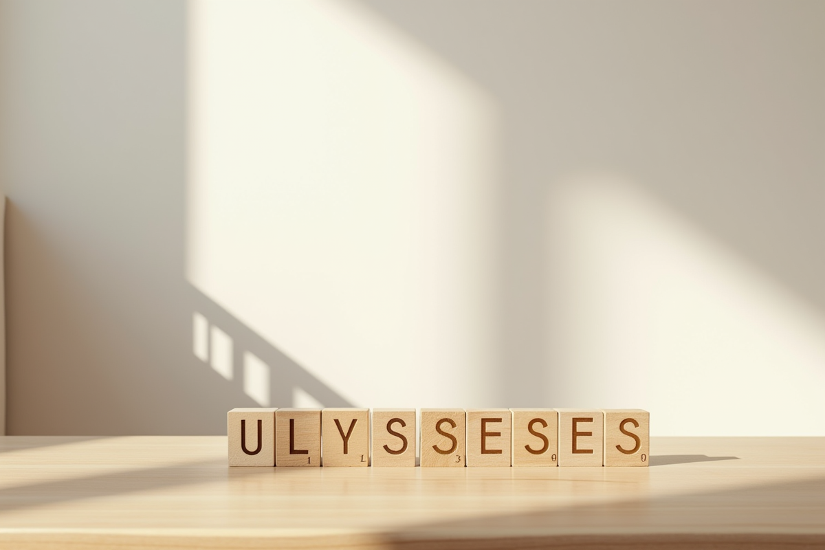 Chambre de bébé minimaliste avec blocs en bois Ulysses